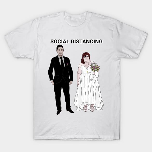 Danielle and Mohammed - social distancing - 90 day fiance T-Shirt by Ofthemoral